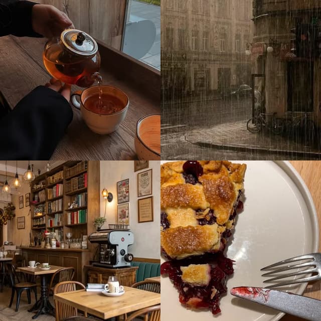 Liberty Cafe moodboard